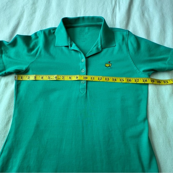 Peter Millar Masters Performance Tech Teal Green Golf Polo Shirt Women’s Medium - Picture 10 of 12